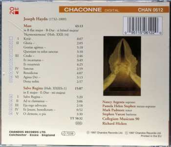 CD Joseph Haydn: Harmoniemesse / Salve Regina In E 334077