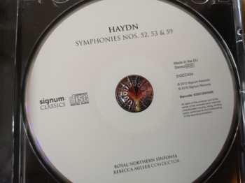 CD Joseph Haydn: Haydn Symphony No.52 in C Minor Symphony No.53 in D Major, L'Imperiale Symphony No.59 in A Major, The Fire Symphony 321184
