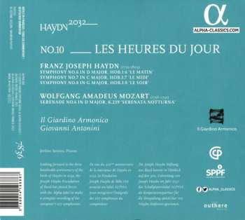 CD Joseph Haydn: Les Heures Du Jour 104314