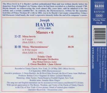 CD Joseph Haydn: Missa Brevis (1749) • Harmoniemesse 301959
