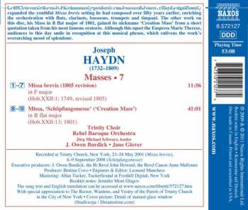 CD Joseph Haydn: Missa Brevis (1805 Revision) • Creation Mass (Schöpfungsmesse) 190699