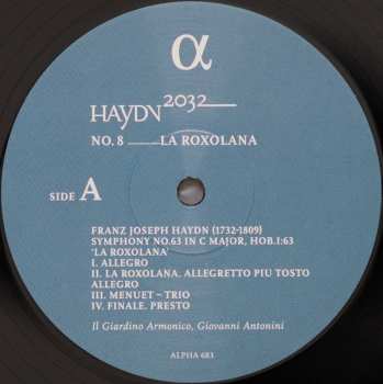 2LP Joseph Haydn: No. 8 _ La Roxolana LTD | NUM 78019