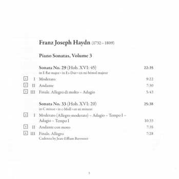 CD Joseph Haydn: Piano Sonatas, Vol. 3 332200