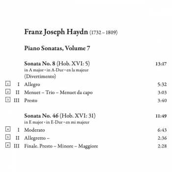 CD Joseph Haydn: Piano Sonatas, Vol. 7 192819