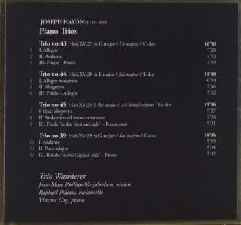 CD Joseph Haydn: Piano Trios Nos. 39, 43-45 187298