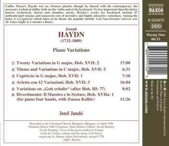 CD Joseph Haydn: Piano Variations 536165