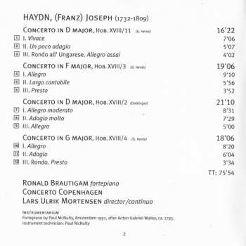 CD Joseph Haydn: Ronald Brautigam Plays Joseph Haydn Concertos 120055