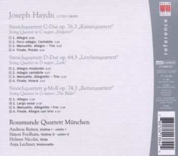 CD Joseph Haydn: Streichquartette - String Quartets / Lerchenquartett - "Lark" / Reiterquartett - "The Rider" / Kaiserquartett - "Emperor" 522449