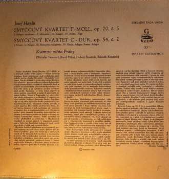 LP Joseph Haydn: Smyčcové Kvartety F- Moll, Op.20, Č.5, C - Dur, Op. 54, Č. 2 276593