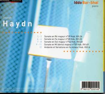 CD Joseph Haydn: Sonates  DIGI 401741