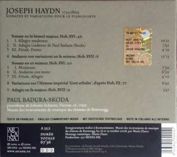 CD Joseph Haydn: Sonates Et Variations Pour Le Pianoforte 123638