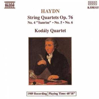 CD Joseph Haydn: String Quartets Op. 76, No. 4 "Sunrise" - No. 5 - No. 6 430300