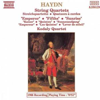 Album Joseph Haydn: String Quartets ('Emperor' • 'Fifths' • 'Sunrise')