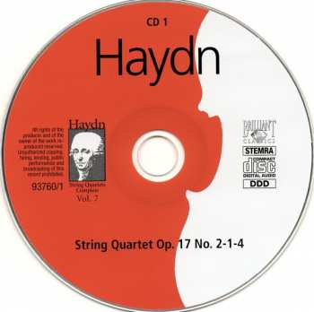 2CD Joseph Haydn: String Quartets Op. 17 181352