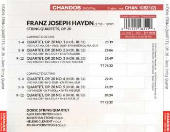 2CD Joseph Haydn: String Quartets, Op. 20 - Volume 1 179314