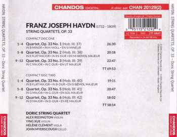 2CD Joseph Haydn: String Quartets, Op. 33 314121