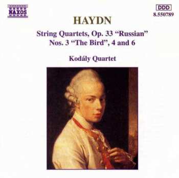 Album Joseph Haydn: String Quartets Op. 33 "Russian" Nos. 3 "The Bird", 4 And 6