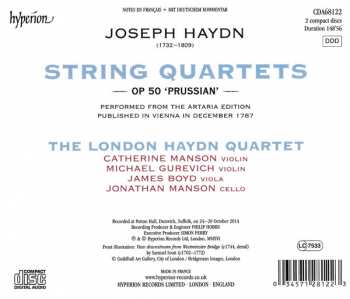 2CD Joseph Haydn: String Quartets, Op. 50, "Prussian" 333407
