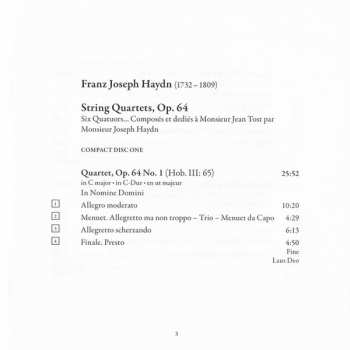 2CD Joseph Haydn: String Quartets, Op. 64 321682