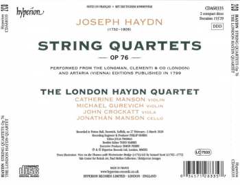 2CD Joseph Haydn: String Quartets Op 76 179001