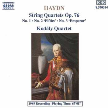 CD Joseph Haydn: String Quartets Op. 76 - No. 1 - No. 2 "Fifths" - No. 3 "Emperor"