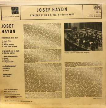 LP Joseph Haydn: Symfonie č. 88 G Dur, č. 103 Es Dur S Vířením Kotlů 365367
