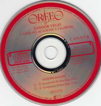 CD Joseph Haydn: Symphonien Hob. I/103 · 104 278515