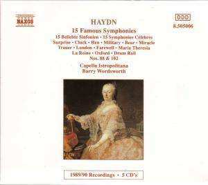 Album Joseph Haydn: Symphonien Nr.44,45,48,82,83,85,88,92,94,96,100-104