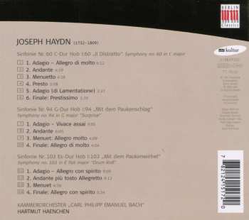 CD Joseph Haydn: Sinfonien Nr. 60, 94, 103 DIGI 351364