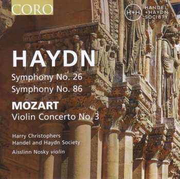 Album Joseph Haydn: Symphonies 26 & 86; Violin Concerto No. 3