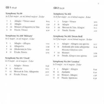 2CD Joseph Haydn: Symphonies 99-104