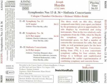 CD Joseph Haydn: Symphonies Nos. 13 & 36 432084