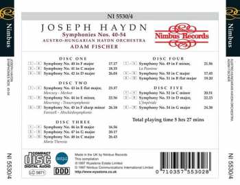5CD Joseph Haydn: Symphonies Nos. 40-54 - The Esterházy Recordings - Volume Three 329504