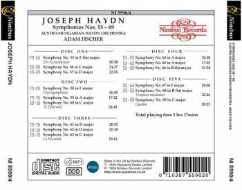 5CD Joseph Haydn: Symphonies Nos. 55-69 - The Esterházy Recordings - Volume Four 195706