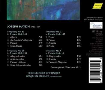 CD Joseph Haydn: Symphonies –  Nos. 63, 38, 37, 9 306831