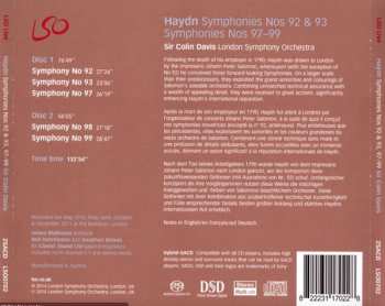 2SACD Joseph Haydn: Symphonies Nos 92 & 93, Symphonies Nos 97 – 99 190429