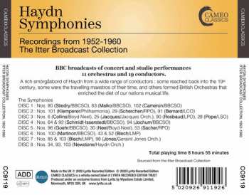 8CD Joseph Haydn: Symphonies (Recordings From 1952-1960 The Itter Broadcast Collection) 191201