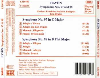 CD Joseph Haydn: Symphonies Vol. 14 (Nos. 97 And 98) 329628