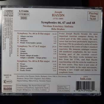 CD Joseph Haydn: Symphonies Vol. 21 - Nos. 66, 67 And 68 271746