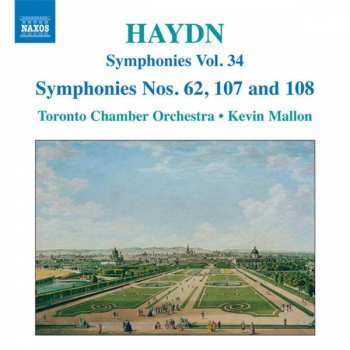 Album Joseph Haydn: Symphonies Vol. 34 - Symphonies Nos. 62, 107 And 108