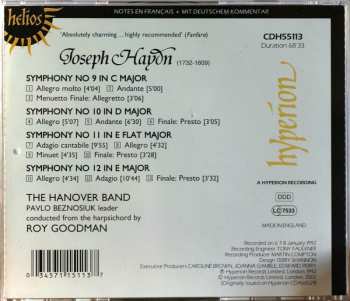 CD Joseph Haydn: Symphony No 9 10 11 12
