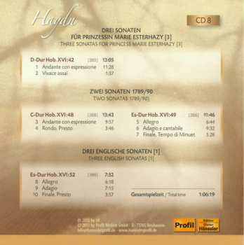 9CD/Box Set Joseph Haydn: The Piano Sonatas = Die Klaviersonaten 155558