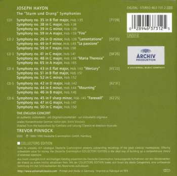 6CD/Box Set Joseph Haydn: The "Sturm Und Drang" Symphonies 45092