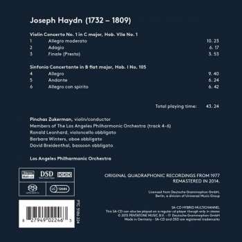 SACD Joseph Haydn: Violinkonzert Nr.1 = Violin Concerto No.1 / Sinfonia Concertante 296671