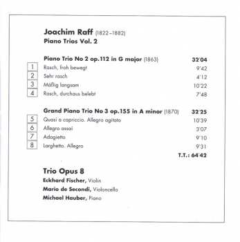 CD Joseph Joachim Raff: Piano Trios No 2 & 3 113792