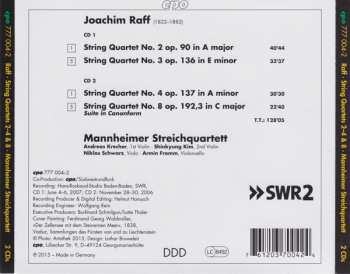 2CD Joseph Joachim Raff: String Quartets 2, 3, 4 & 8 120120
