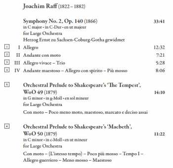 SACD Joseph Joachim Raff: Symphony No. 2 - Four Shakespeare Preludes 330438
