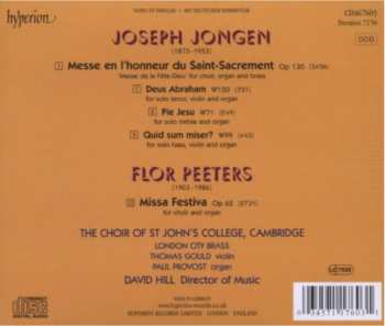 CD Joseph Jongen: Mass For Choir, Organ And Brass / Missa Festiva 328144