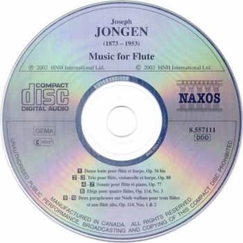 CD Joseph Jongen: Music For Flute 282363