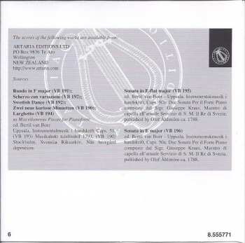 CD Joseph Martin Kraus: Complete Piano Music (Sonatas • Scherzo Con Variazioni • Swedish Dance) 401149